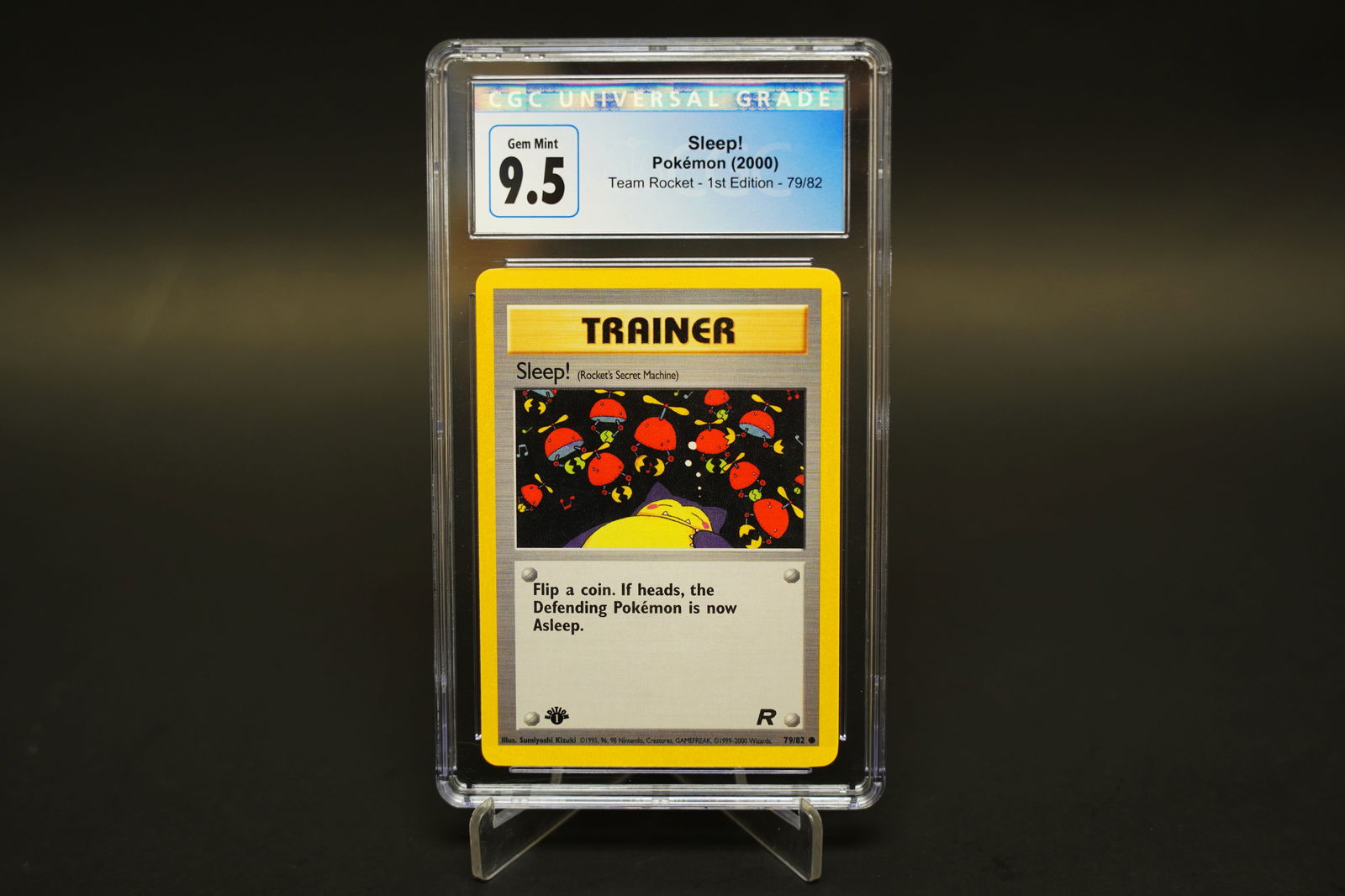 2000 Pokemon Sleep CGC 9.5 (1 of 7)