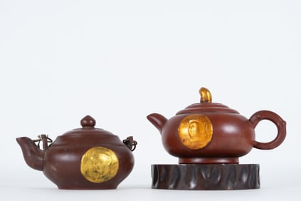 Lots Chinese clay teapots