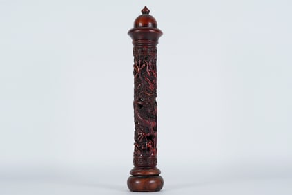 Chinese finely carved censer