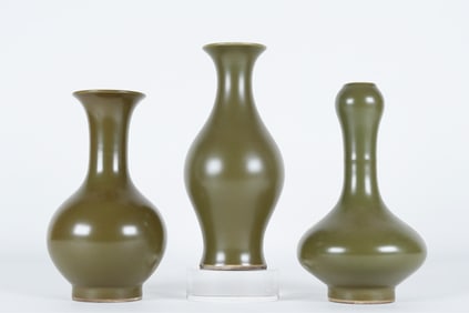 Lots Chinese green vase