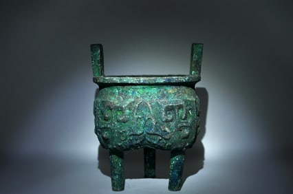 Chinese fine bronze censer