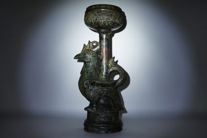 Chinese fine bronze vessel