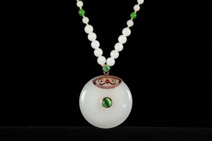 Chinese fine long necklace