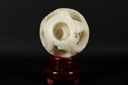 Chinese carving with stand