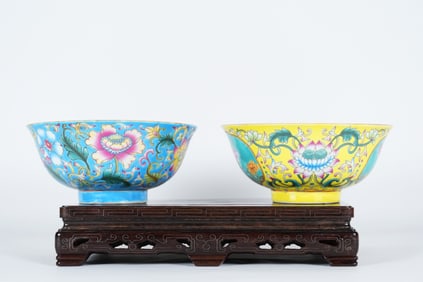 2 Chinese fine bowls
