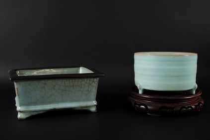 Lots Chinese crackled porcelains