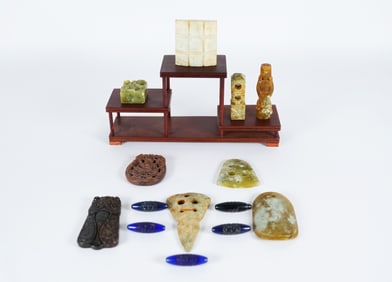 Lots Chinese fine carvings