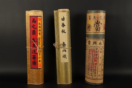 Lots Chinese fine scrolls