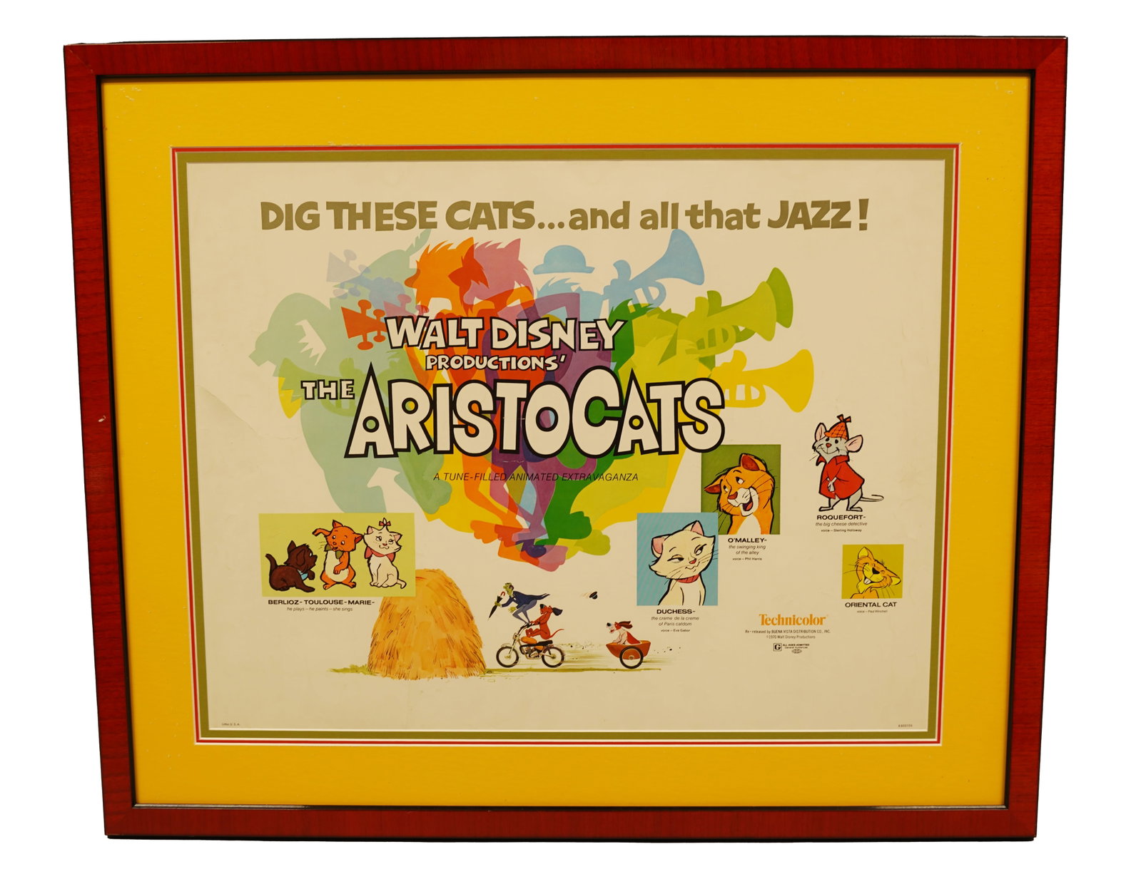 A Disney fine art: A Disney fine art. H: 36.5" x W: 30.5."