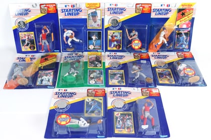 Lots baseball toy figures