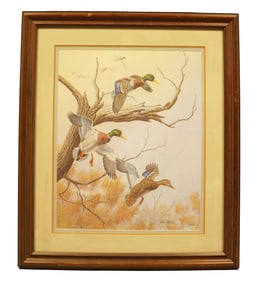 A signed vintage art