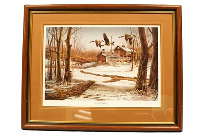 Terry Redlin signed lithograph