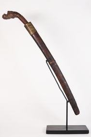 A vintage South East Asian sword