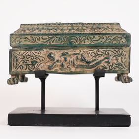South East Asian fine bronze box