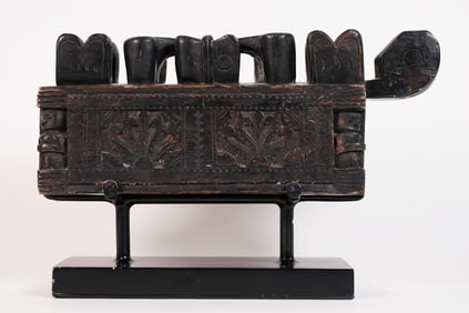 A South East Asian carved box