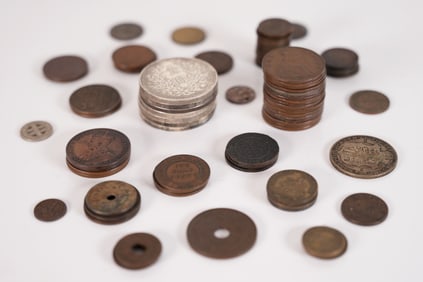 Lots vintage coins mixed