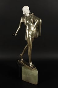 Lorenzl vintage bronze statue