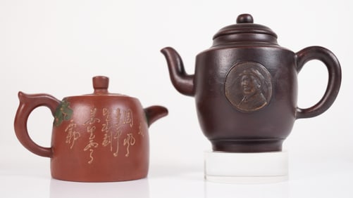 Lots Chinese clay teapots