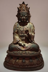 Chinese heavy bronze buddha