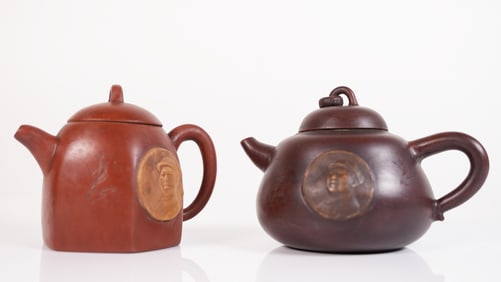 Lots Chinese clay teapots