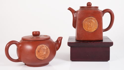 Lots Chinese clay teapots