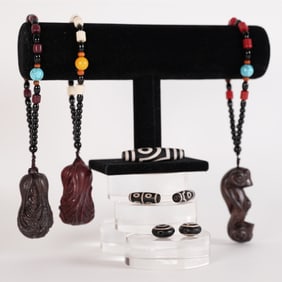 Lots Tibetan dzi bead
