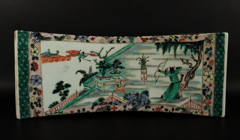 Chinese large porcelain pillow