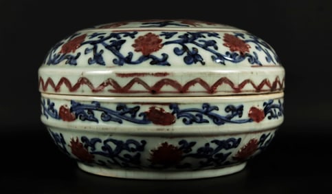Chinese fine dragon lidded box