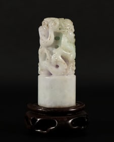 Chinese jadeite seal