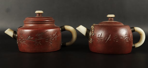 Lots Chinese clay teapots