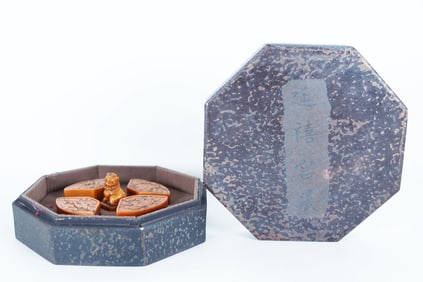 Set of Chinese stone seals