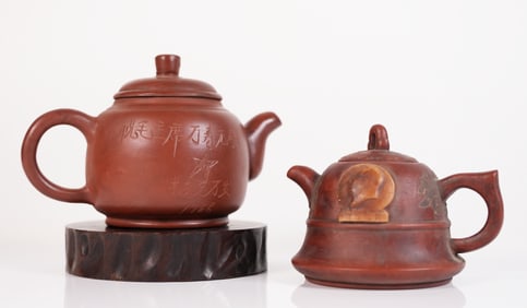 Lots Chinese clay teapots