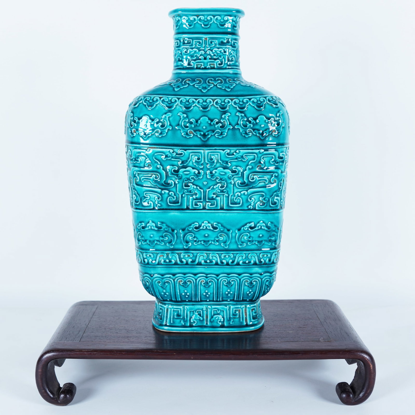 Chinese fine turquoise vase (1 of 7)