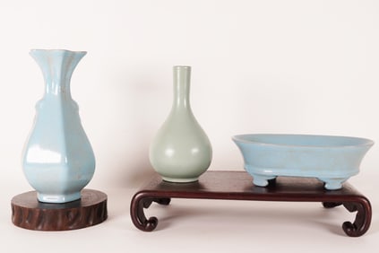 Lots Chinese celadon porcelains