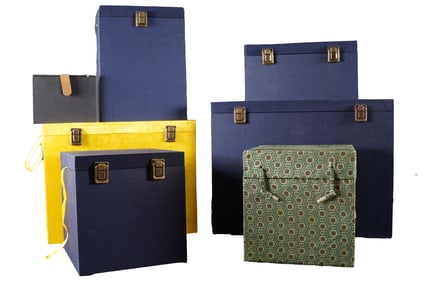 Lots Chinese silk boxes