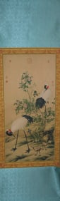 Chinese fine long scroll in box