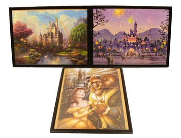 Lots Disney framed puzzles