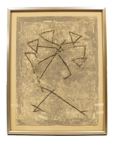 Pierre Marie Brisson signed art mixed media