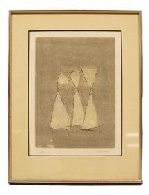 Pierre Marie Brisson signed art mixed media