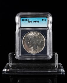 1928-S oine dollar MS 61