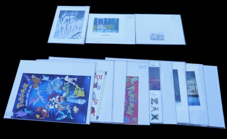 12 pieces signed art