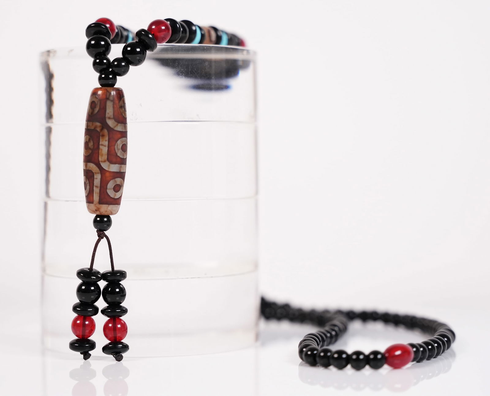 Tibetan fine dzi bead (1 of 7)