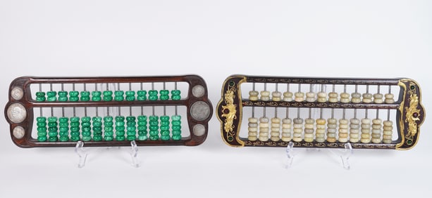 Lots Chinese abacus