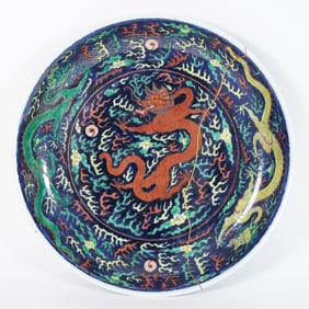 Chinese fine charger plate