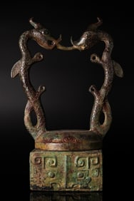 Chinese unusual bronze vessel