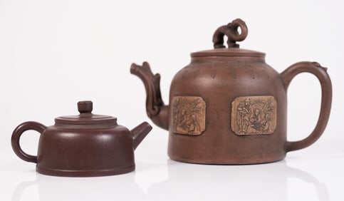 Lots Chinese clay teapots
