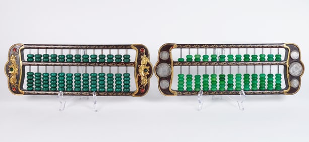 2 Chinese fine abacus