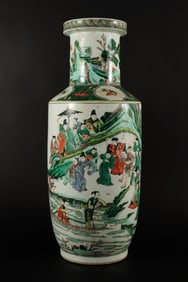 Chinese fine tall vase