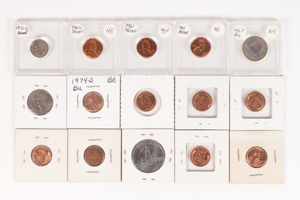 Lots vintage U.S. coins