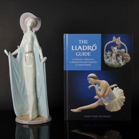 Lladro vintage woman figurine